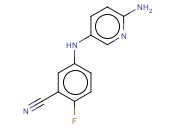 5-[(6-AMINOPYRIDIN-3-YL)AMINO]-<span class='lighter'>2-FLUOROBENZONITRILE</span>