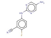 5-[(5-AMINOPYRIMIDIN-2-YL)AMINO]-<span class='lighter'>2-FLUOROBENZONITRILE</span>