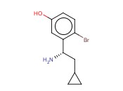 3-((1S)-1-AMINO-2-CYCLOPROPYLETHYL)-4-<span class='lighter'>BROMOPHENOL</span>