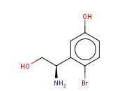 3-((1R)-1-AMINO-2-HYDROXYETHYL)-4-<span class='lighter'>BROMOPHENOL</span>