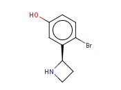 3-((2R)AZETIDIN-2-YL)-4-<span class='lighter'>BROMOPHENOL</span>