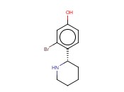 4-((2S)(2-PIPERIDYL))-3-<span class='lighter'>BROMOPHENOL</span>