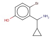 3-(AMINOCYCLOPROPYLMETHYL)-4-<span class='lighter'>BROMOPHENOL</span>