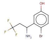 3-(1-AMINO-3,3,3-TRIFLUOROPROPYL)-4-<span class='lighter'>BROMOPHENOL</span>