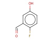 <span class='lighter'>BENZALDEHYDE</span>, <span class='lighter'>2-FLUORO-5-HYDROXY-</span>