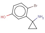 3-(1-AMINOCYCLOPROPYL)-4-<span class='lighter'>BROMOPHENOL</span>