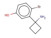 3-(1-AMINOCYCLOBUTYL)-4-<span class='lighter'>BROMOPHENOL</span>