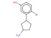 3-(3-AMINOCYCLOPENTYL)-4-<span class='lighter'>BROMOPHENOL</span>
