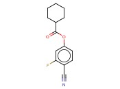 环己烷甲酸 4-<span class='lighter'>氰</span><span class='lighter'>基</span>-3-氟<span class='lighter'>苯</span>酯