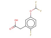 5-(DIFLUOROMETHOXY)-<span class='lighter'>2-FLUOROPHENYLACETIC</span> ACID
