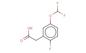 5-(DIFLUOROMETHOXY)-<span class='lighter'>2-FLUOROPHENYLACETIC</span> ACID