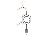 4-(DIFLUOROMETHOXY)-<span class='lighter'>2-FLUOROBENZONITRILE</span>