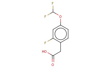 4-(DIFLUOROMETHOXY)-<span class='lighter'>2-FLUOROPHENYLACETIC</span> ACID