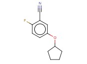 5-(CYCLOPENTYLOXY)-<span class='lighter'>2-FLUOROBENZONITRILE</span>