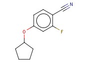 4-(CYCLOPENTYLOXY)-<span class='lighter'>2-FLUOROBENZONITRILE</span>