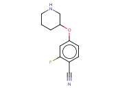 2-FLUORO-4-(PIPERIDIN-3-YLOXY)BENZONITRILE