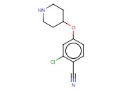 2-氯-4-(4-哌啶氧基)<span class='lighter'>苯</span><span class='lighter'>甲</span><span class='lighter'>腈</span>
