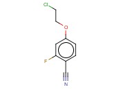 4-(2-CHLOROETHOXY)-<span class='lighter'>2-FLUOROBENZONITRILE</span>