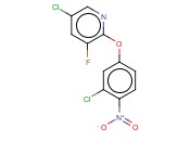 5-CHLORO-2-(3-CHLORO-4-NITROPHENOXY)-<span class='lighter'>3-FLUOROPYRIDINE</span>