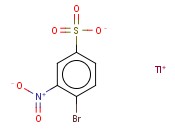 4-BROMO-3-NITROBENZENESULFONIC ACID <span class='lighter'>THALLIUM</span> SALT