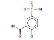 2-<span class='lighter'>氯</span>-5-<span class='lighter'>磺</span>酰胺基<span class='lighter'>苯甲酸</span>