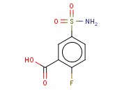2-氟-5-<span class='lighter'>磺</span>酰胺基-<span class='lighter'>苯甲酸</span>