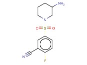 5-[(3-AMINOPIPERIDIN-1-YL)SULFONYL]-<span class='lighter'>2-FLUOROBENZONITRILE</span>