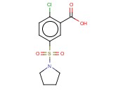 2-<span class='lighter'>氯</span>-5-（吡咯烷-1-基<span class='lighter'>磺</span><span class='lighter'>酰</span>基）<span class='lighter'>苯甲酸</span>