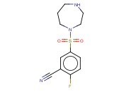 5-(1,4-DIAZEPANE-1-SULFONYL)-<span class='lighter'>2-FLUOROBENZONITRILE</span>