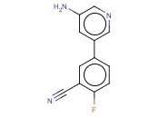 5-(5-AMINOPYRIDIN-3-YL)-<span class='lighter'>2-FLUOROBENZONITRILE</span>