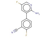 5-(2-AMINO-5-FLUOROPYRIDIN-3-YL)-<span class='lighter'>2-FLUOROBENZONITRILE</span>
