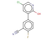 5-(5-CHLORO-2-HYDROXYPYRIDIN-3-YL)-<span class='lighter'>2-FLUOROBENZONITRILE</span>
