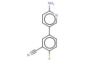 5-(6-AMINOPYRIDIN-3-YL)-<span class='lighter'>2-FLUOROBENZONITRILE</span>