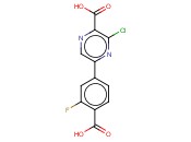 5-(4-CARBOXY-3-FLUOROPHENYL)-3-<span class='lighter'>CHLOROPYRAZINE</span>-2-CARBOXYLIC ACID