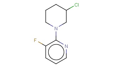2-(3-CHLOROPIPERIDIN-1-YL)-<span class='lighter'>3-FLUOROPYRIDINE</span>
