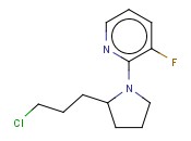 2-[2-(3-CHLOROPROPYL)PYRROLIDIN-1-YL]-<span class='lighter'>3-FLUOROPYRIDINE</span>