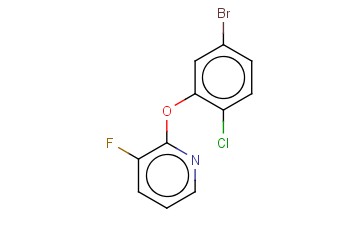 2-(5-BROMO-2-CHLOROPHENOXY)-<span class='lighter'>3-FLUOROPYRIDINE</span>