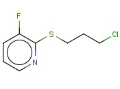 2-[(3-CHLOROPROPYL)SULFANYL]-<span class='lighter'>3-FLUOROPYRIDINE</span>