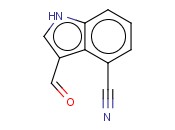 <span class='lighter'>4-CYANOINDOLE-3-CARBOXALDYDE</span>