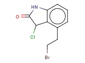 4-(2'-溴乙基)-3-<span class='lighter'>氯</span>-1,3-二<span class='lighter'>氯</span>-2-<span class='lighter'>吲哚</span>酮