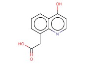 4-<span class='lighter'>HYDROXYQUINOLINE</span>-8-ACETIC ACID