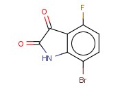 <span class='lighter'>7-BROMO-4-FLUOROINDOLINE-2,3-DIONE</span>