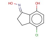 4-CHLORO-7-HYDROXY-1-<span class='lighter'>INDANONE</span> OXIME