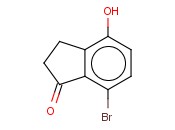 4-HYDROXY-7-BROMO-1-<span class='lighter'>INDANONE</span>