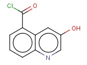 3-<span class='lighter'>HYDROXYQUINOLINE</span>-5-CARBONYL CHLORIDE