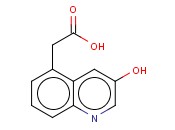 3-<span class='lighter'>HYDROXYQUINOLINE</span>-5-ACETIC ACID