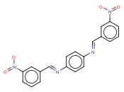 N,N'-BIS(3-NITROBENZYLIDENE)-1,4-<span class='lighter'>PHENYLENEDIAMINE</span>