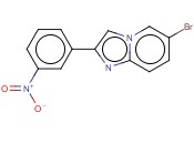 6-溴-2-(3-<span class='lighter'>硝基苯</span>基)<span class='lighter'>咪唑</span>并[1,2-a]吡啶