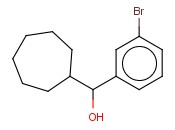 CYCLOHEPTYL (<span class='lighter'>3-BROMOPHENYL</span>)METHANOL