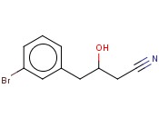 4-(<span class='lighter'>3-BROMOPHENYL</span>)-3-HYDROXYBUTANENITRILE